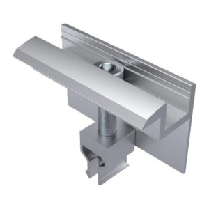 Morsetto clip terminale semplice in alluminio 70mm