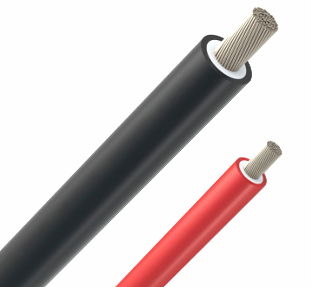 Cavo Solare rosso 6mm/750V matassa da 100mt