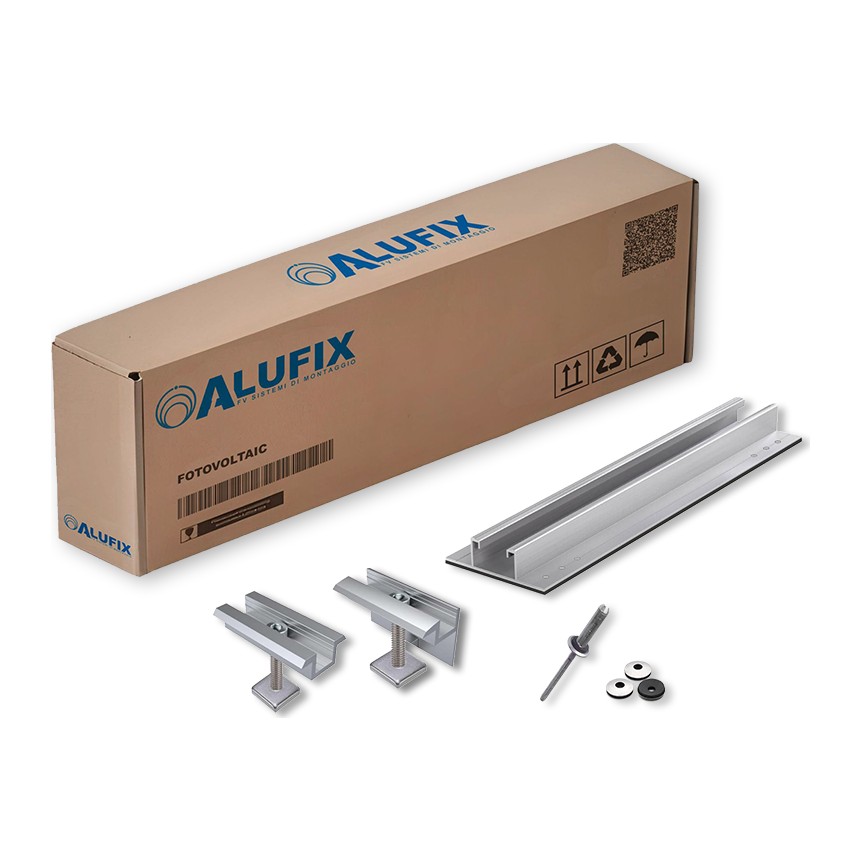Kit strutture per impianti fotovoltaici per moduli in verticale KIT9787/S-14MV
