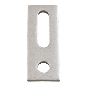 Piastra di supporto per vite doppio filetto M10 in acciaio inox