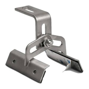 Supporto per lamiera trapezoidale/grecata variabile in acciaio inox