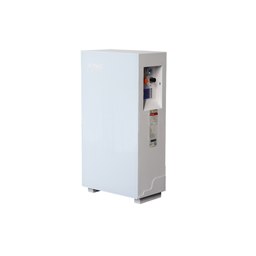 V-TAC Batteria di Accumulo LV 10.24kWh LFP 51.2V 200Ah 100A WiFi Bianca CEI 0-21