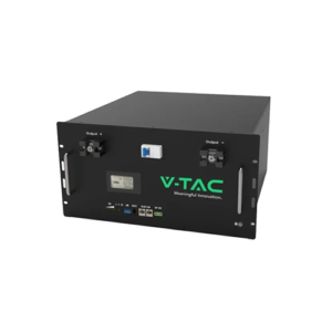V-TAC Batteria di Accumulo Rack LV 9.6kWh LFP 48V 200Ah 100A Nera CEI 0-21