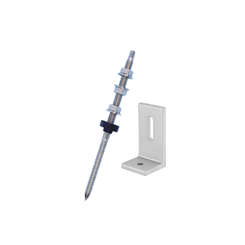 Kit Vite doppio Filetto con Piastra di supporto angolare
